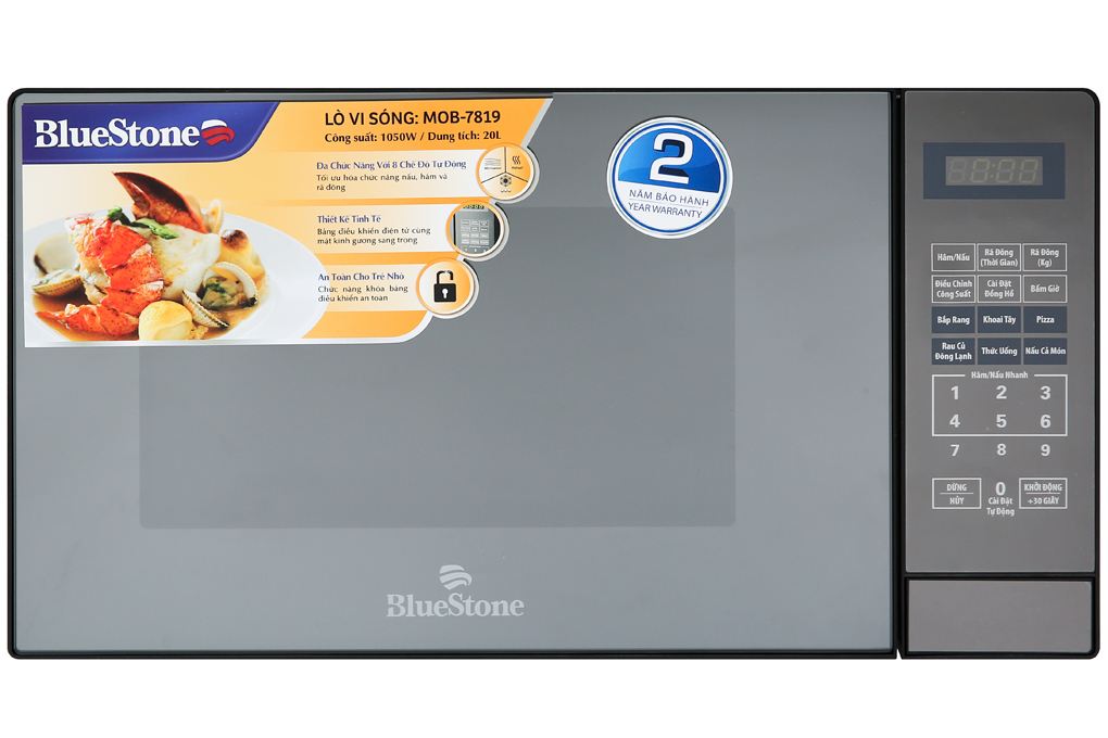 Lò vi sóng Bluestone MOB-7819 20 lít Rẻ hơn DMX Bảo hành 2 năm