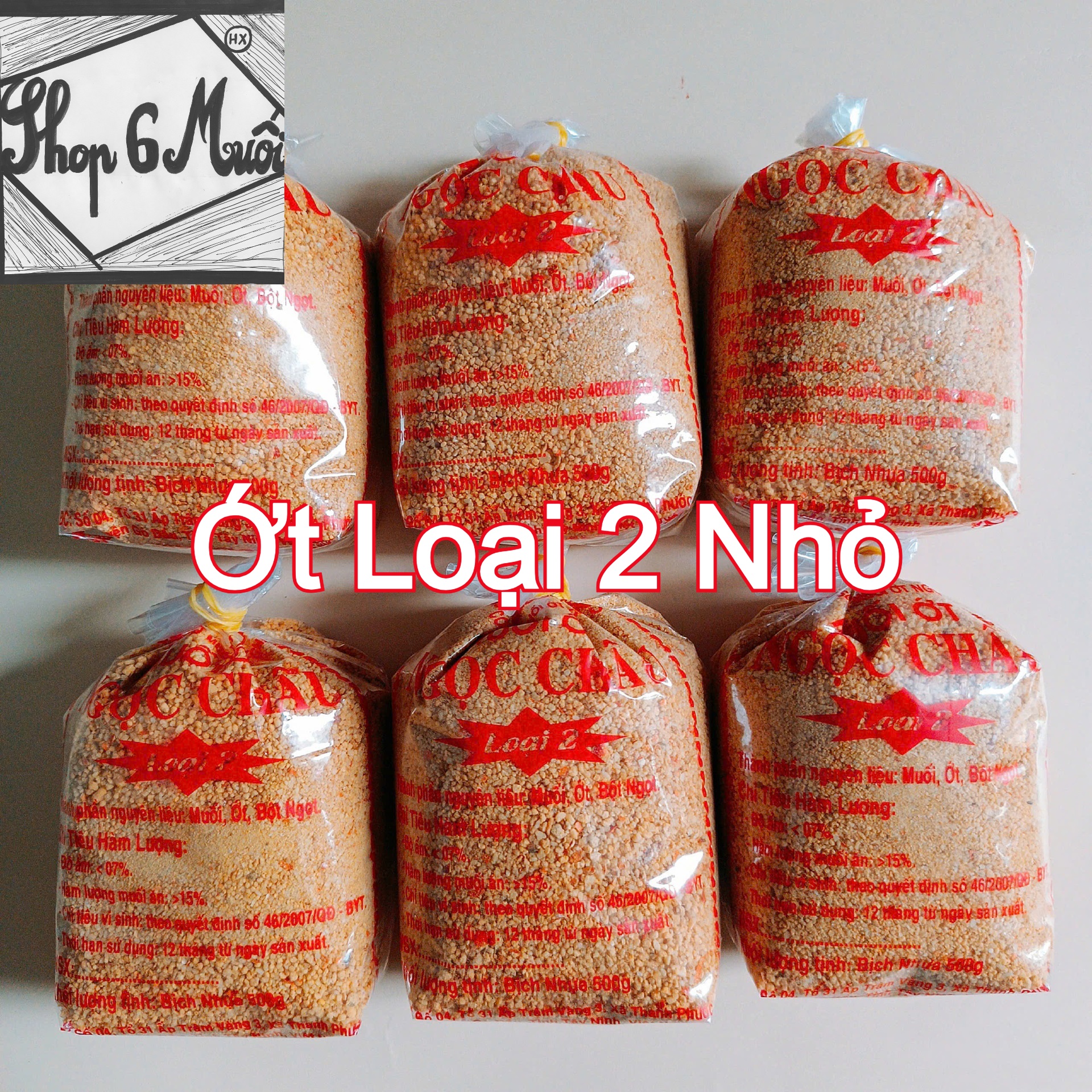 Muối ớt Tây Ninh Ngọc Châu loại 2 hột nhỏ