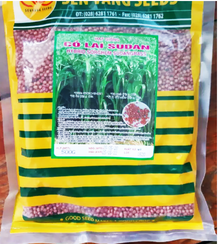 [HCM]Hạt giống cỏ chăn nuôi  sudan lai -gói 500gram