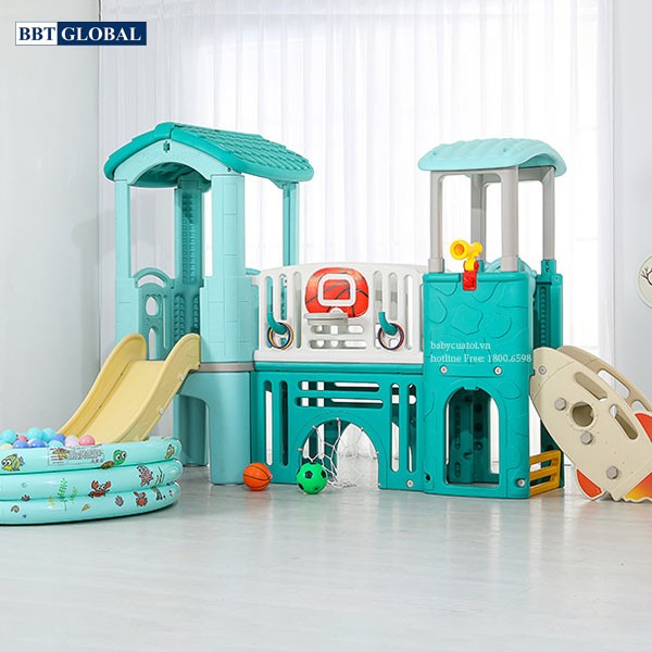Nhà chơi liên hoàn cầu trượt cỡ lớn BBT Global ZK1059 / ZK1058-cầu trượt trong nhà , cầu trượt nhà chơi khu vui chơi