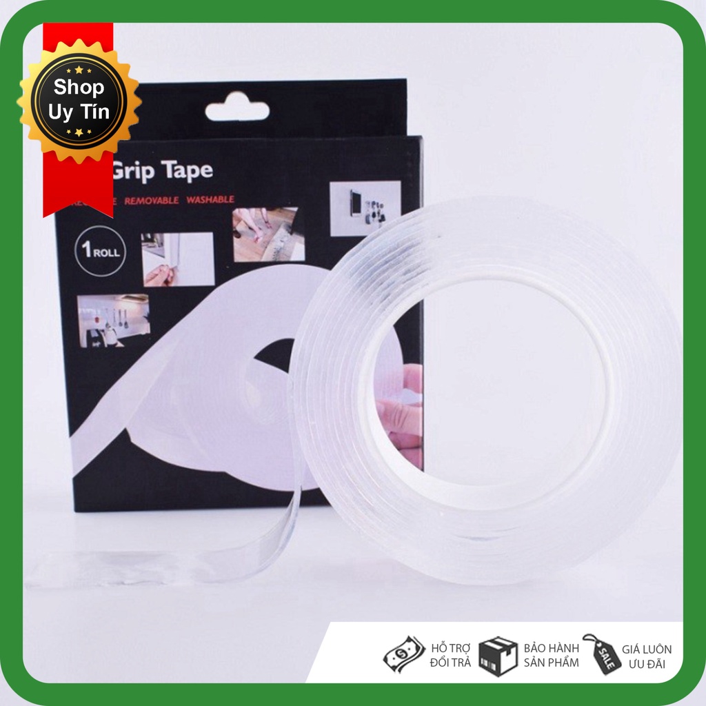 Băng keo 2 mặt trong suốt Ivy Grip Tape siêu chắc siêu dính(Tổng Kho MB)