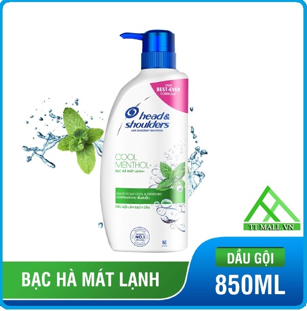 Dầu gội head & shoulders bạc hà mát lạnh 850ml