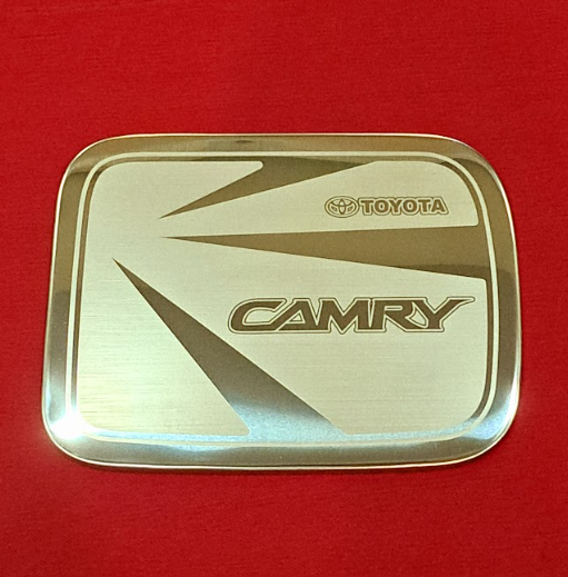 [INOX]ỐP NẮP XĂNG CAMRY 2012-2018 INOX ĐẸP SÁNG BÓNG
