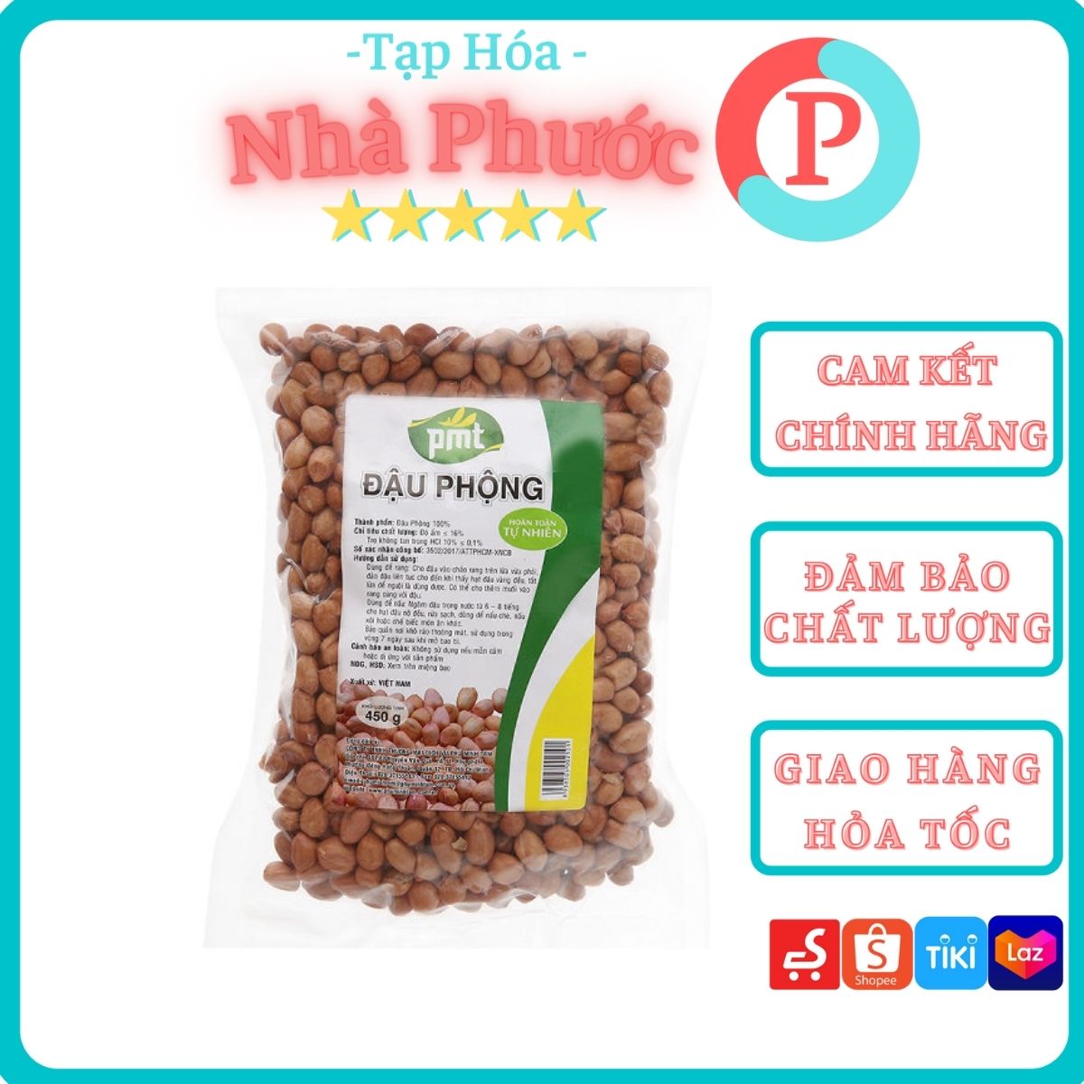Đậu phộng sống PMT - Đậu phộng hàng mới - Đậu phộng không bị hôi dầu - Hạt đậu phộng đều - Chắc hạt - Làm sữa đậu phộng - Tương đậu phộng - Nấu xôi đậu phộng - Sữa đậu phộng - Nấu chè