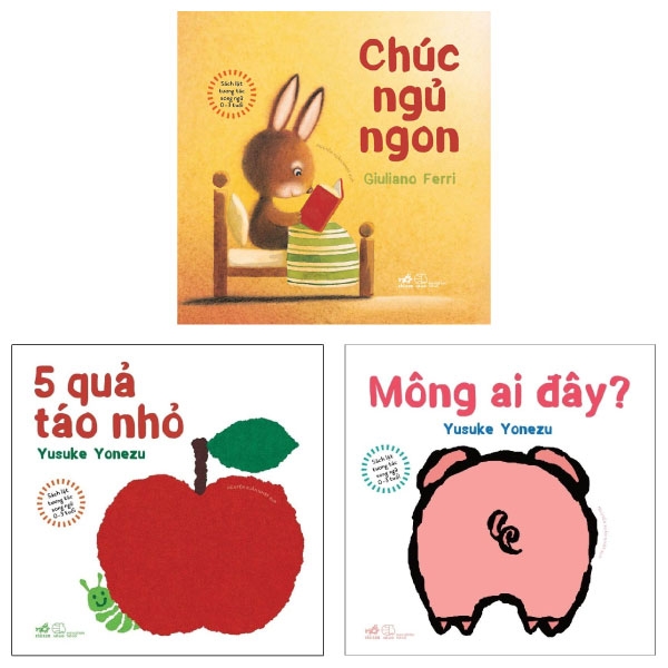 Fahasa - combo sách hay sách lật tương tác song ngữ 0-3 tuổi
