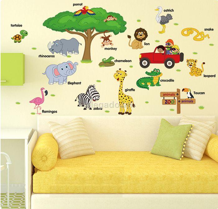 Decal tranh dán tường mẫu tiếng anh 02 dành cho bé
