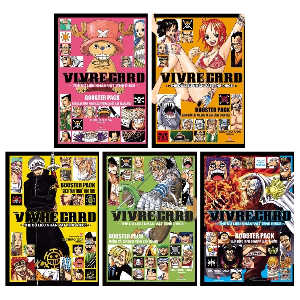 Fahasa - combo sách hay vivre card - thẻ dữ liệu nhân vật one piece booster pack