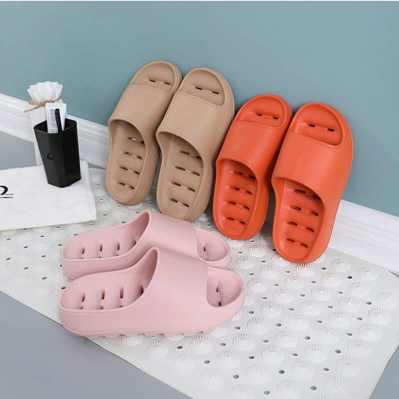 Dép đi nhà tắm l dép chống trơn trượt l dép bánh mì thông hơi FORM NHỎ TĂNG 2 SIZE