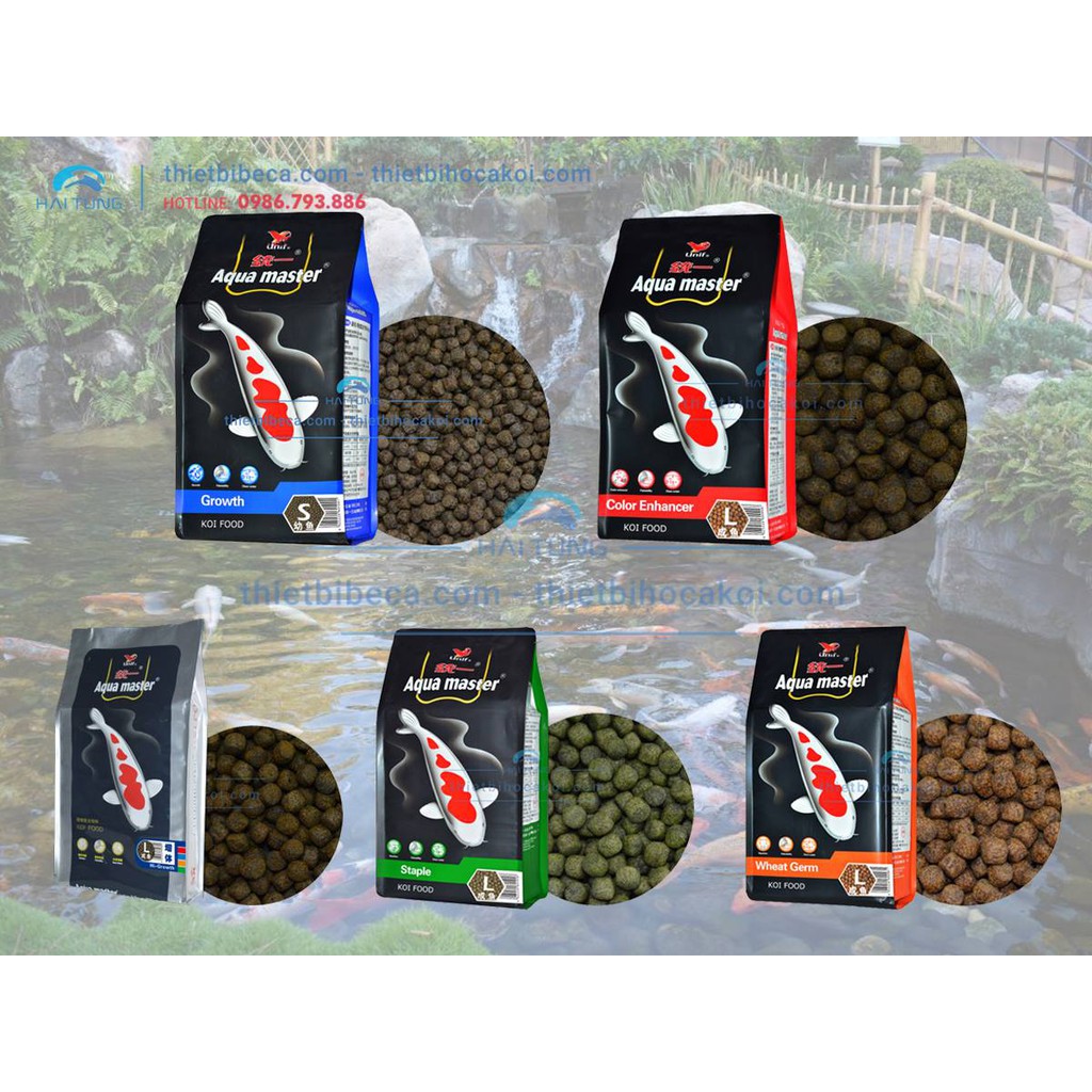 Thức Ăn Cá Koi Aqua Master 5kg Giúp Cá Tăng Màu, Phát Triển Body Đẹp