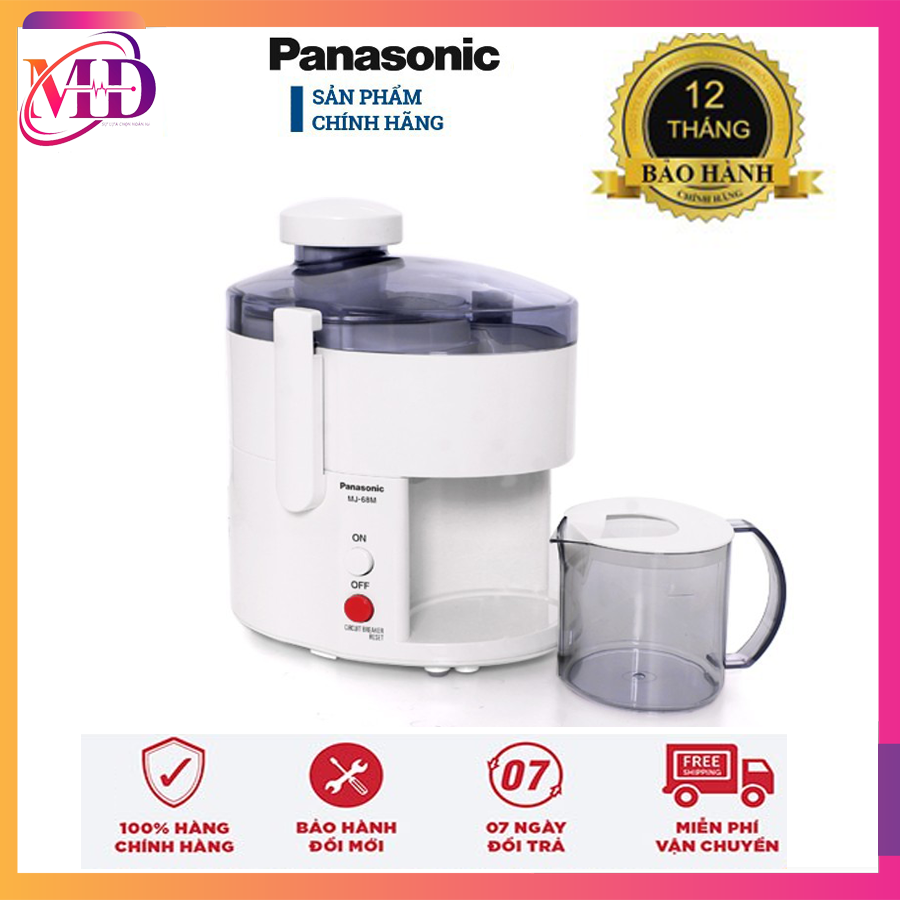 Máy ép trái cây Panasonic PAVH-MJ-68MWRA chính hãng bảo hành 12 tháng trên toàn quốc