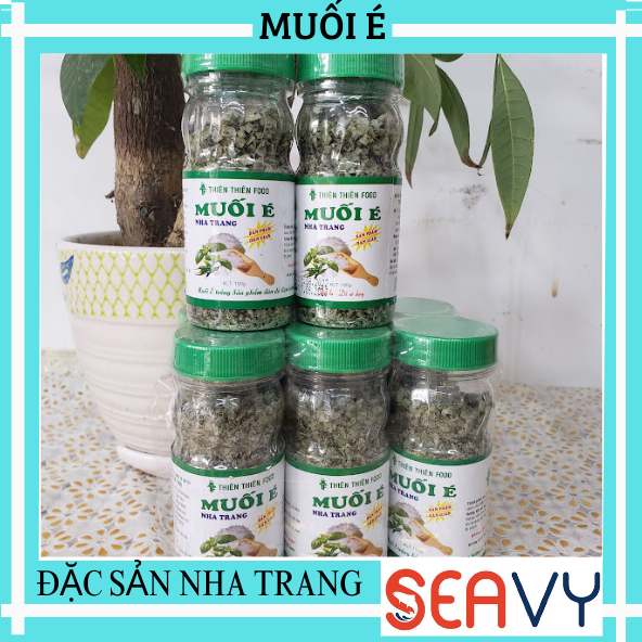 [FREE SHIP]Combo lốc 6 lọ muối lá é trắng loại 100G/lọ[SEAVY NHA TRANG]