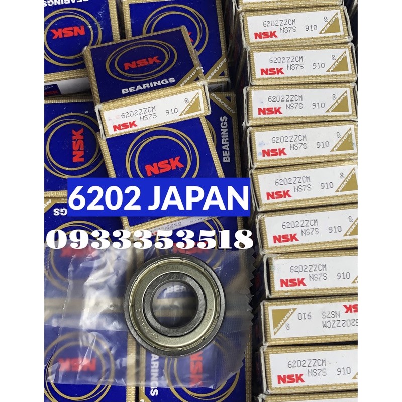 Bạc đạn nsk 6202 japan