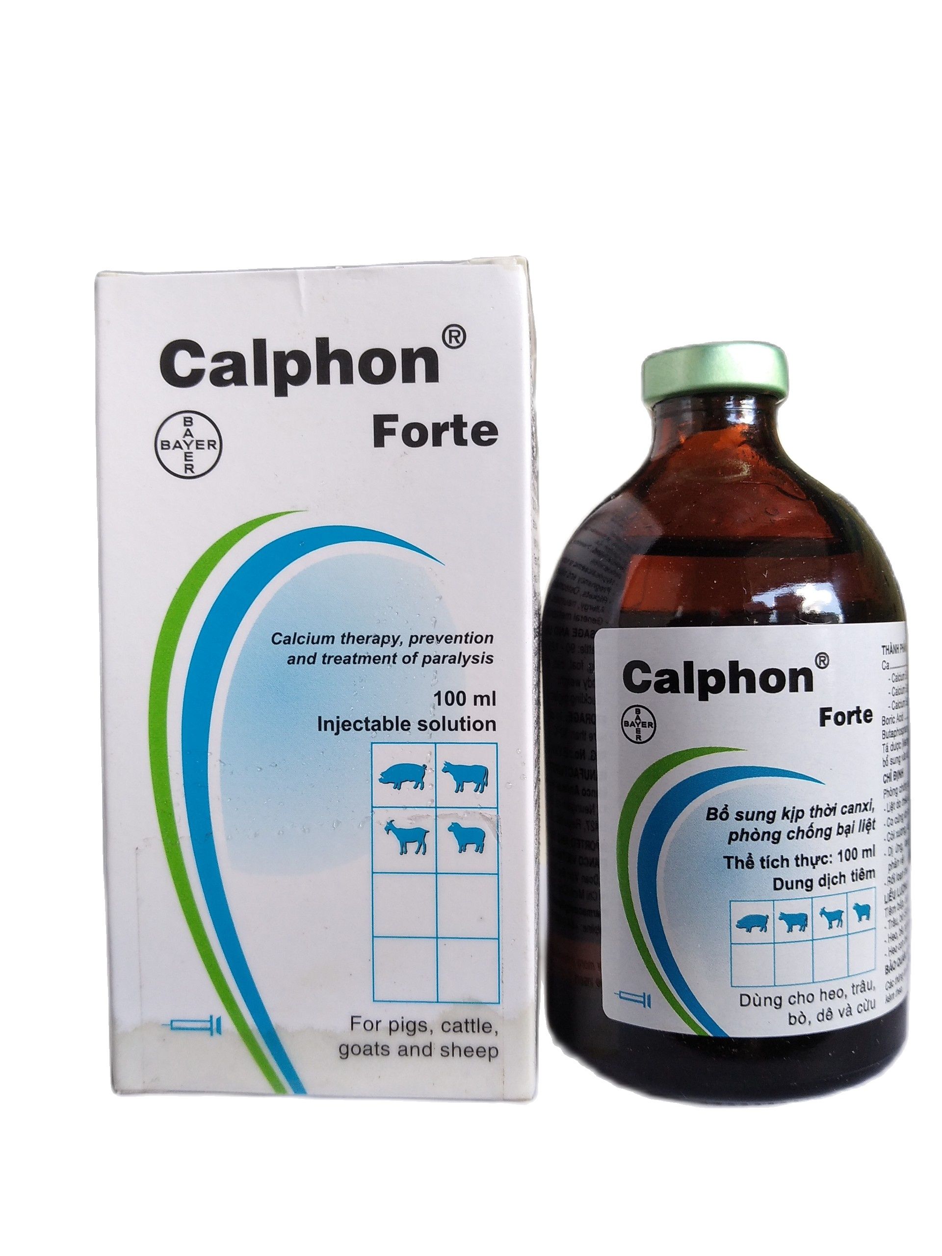 CALPHON - BAYER - BỔ SUNG CANXI CHO THÚ - RUVET VIỆT NAM - DỤNG CỤ THÚ Y - THUỐC THÚ Y