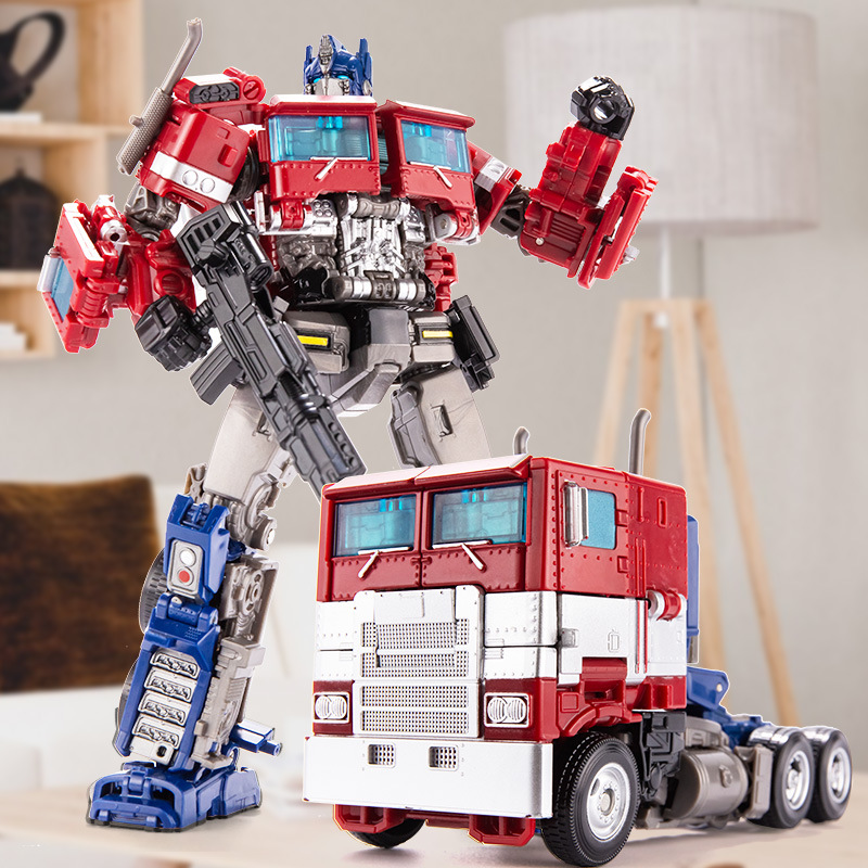 Mô Hình tĩnh người máy rô bốt Optimus Prime Transfomers V SS38 KO, Đồ Chơi Transfomer Biến Hình Nemesis Chỉ Huy Bumblebee, Megatron, Mô hình Robot Xe Hơi Commander chính hãng