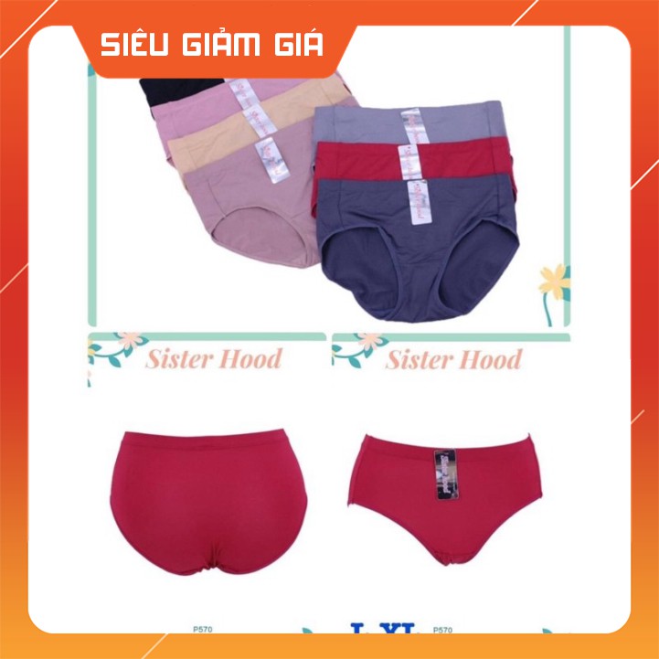 Quần lót thun lạnh ống rộng cạp cao gọn bụng Sisterhood 570. Sisterhood Thái Lan