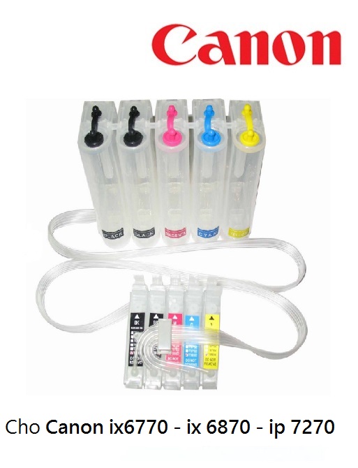 Hệ thống mực in liên tục, Canon ix6770, ix6870 .........