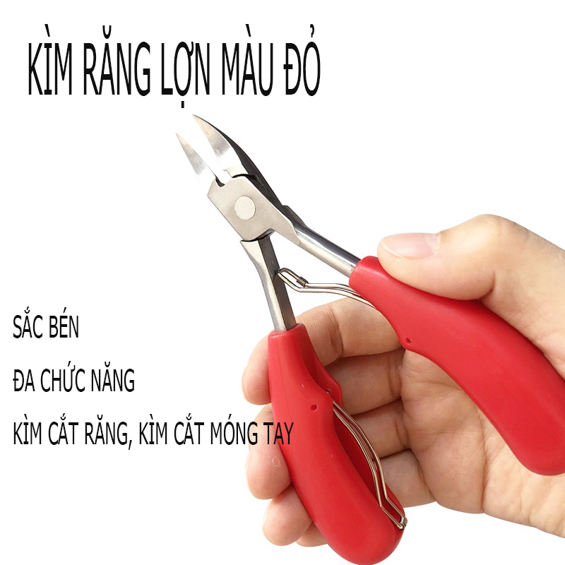 Kìm cất móng thép không gỉ, kìm bấm nanh gia xúc và thú cưng, kìm cắt móng chân tay