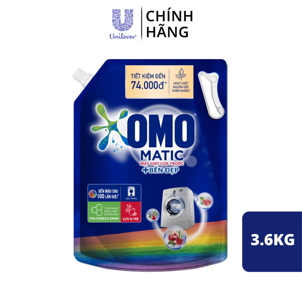 Túi nước giặt OMO Matic 3,6kg 3,9Kg