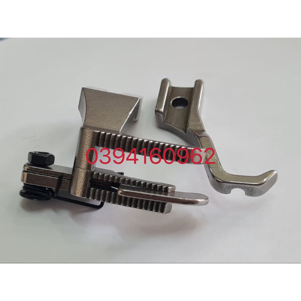 Chân vịt diễu mí có lưỡi gà sử dụng cho máy may 1 kim ổ lớn 340