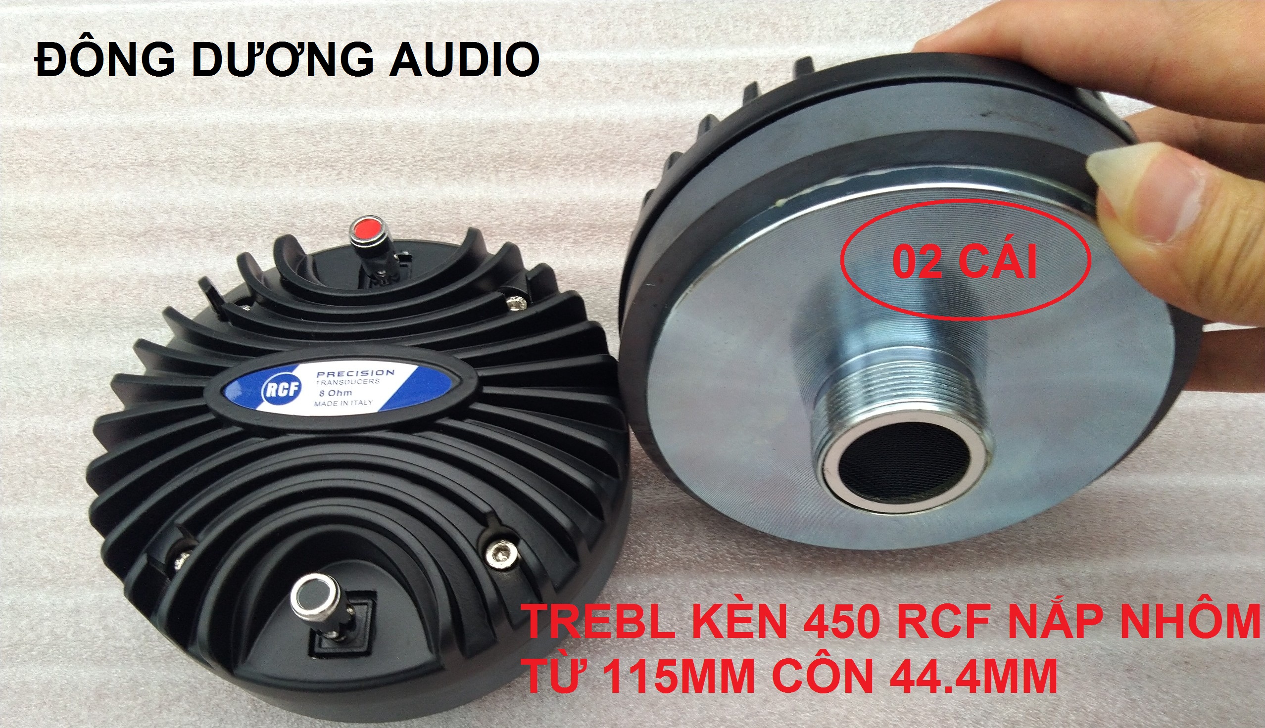 Loa trép 450 rcf nắp nhôm - giá 1 đôi