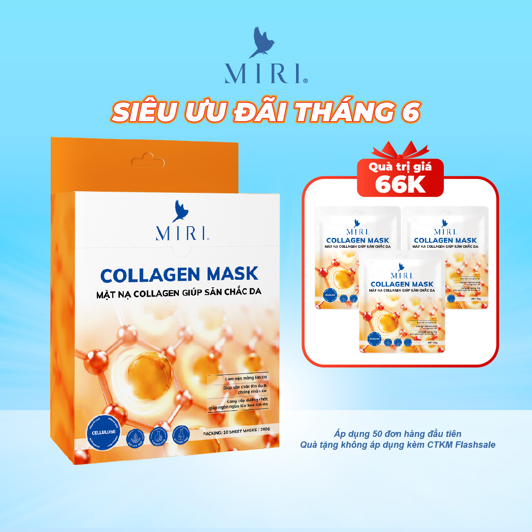 Mặt nạ giúp săn chắc da - collagen mask miri