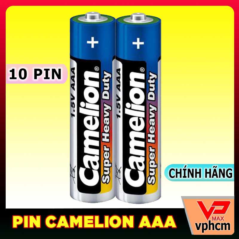 Combo 10 Pin đũa Camelion AAA 3A dùng cho chuột không dây remote điều khiển điều hòa tivi đồ chơi