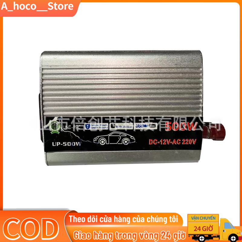 Bộ đổi điện 500w 100w 12v sang 220v