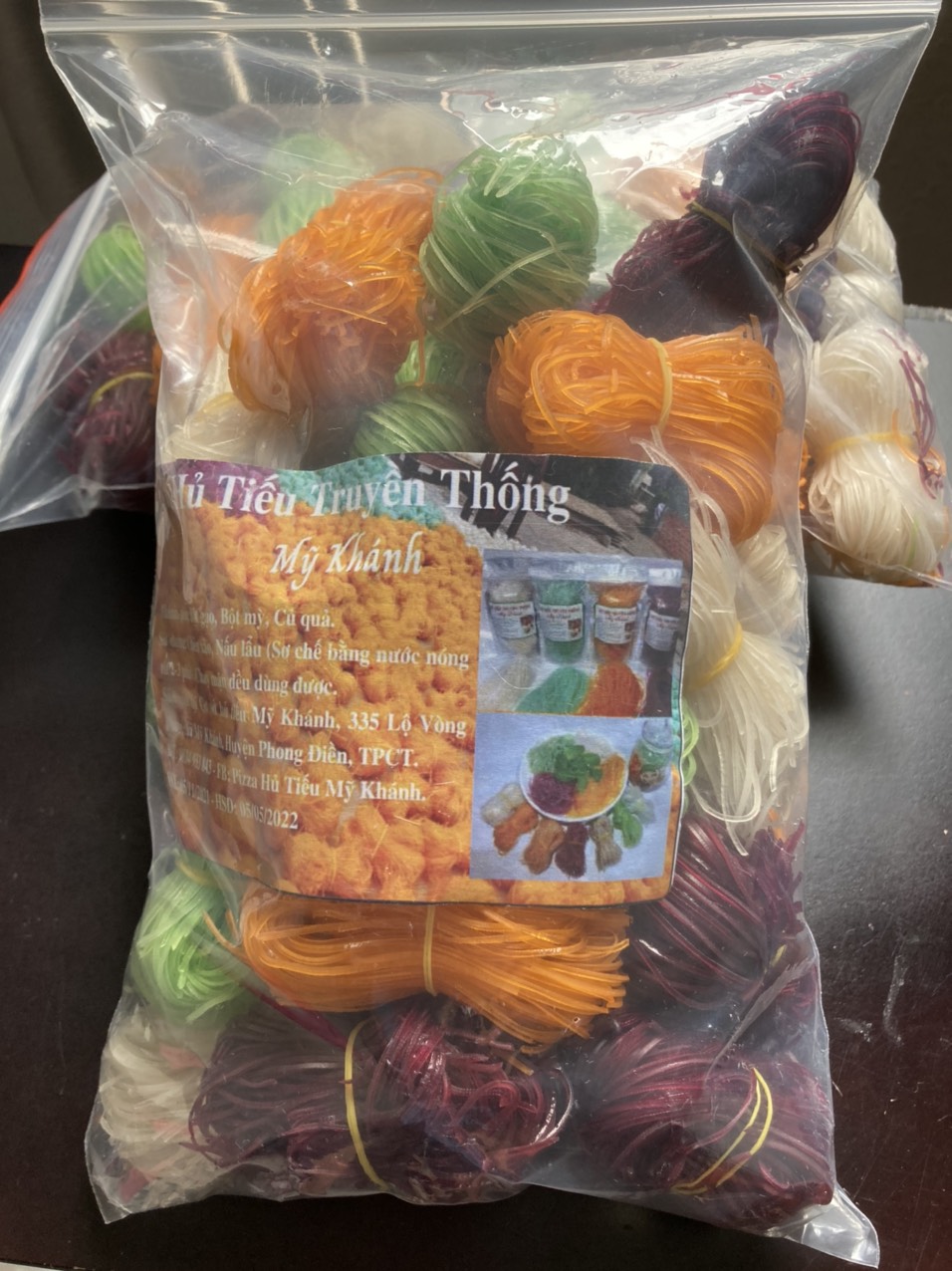 [HCM] Hủ tiếu khô rau củ ( loại dai), hủ tiếu dinh dưỡng, hủ tiếu mix vị, 990 gram/gói, chay mặn đều dùng được, thích hợp chế biến nhiều món ăn