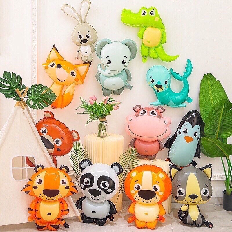 Bóng hình con vật, bóng thú đáng yêu trang trí sinh nhật, party, decor tiệc