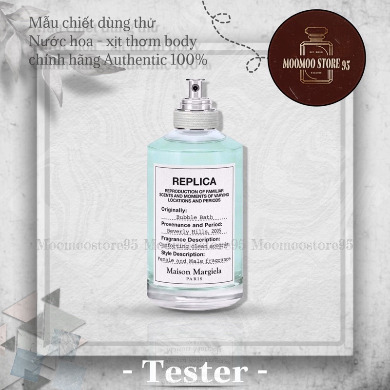 -𝐌𝐨𝐨𝐌𝐨𝐨- Nước hoa dùng thử Replica Bubble Bath ( Mẫu Thử 5ml/10m/20ml )