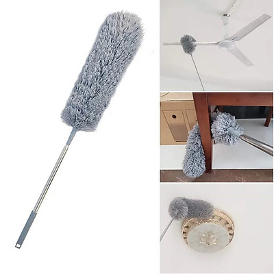 Cây Lau Trần Nhà,Cây Phất Trần Nhà , Phủi Bụi Tiện Lợi- Chổi Phất Trần Quét Bụi Dài Tối Đa 2m50 Đa Năng Tiện Dụng