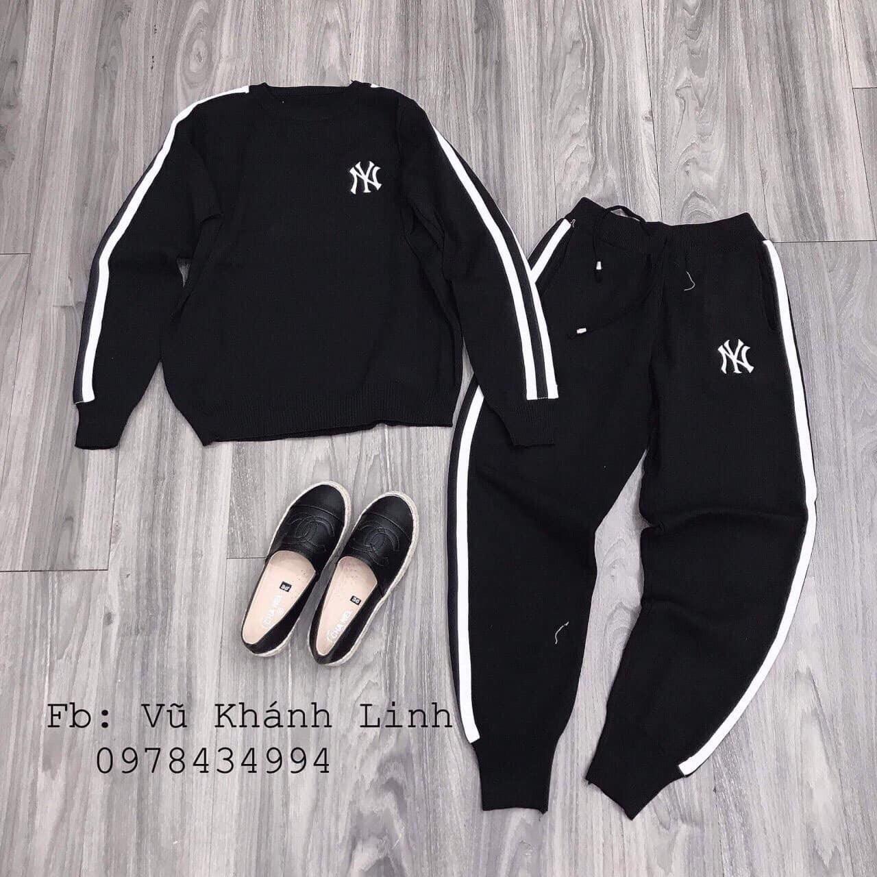Set bộ thể thao thu đông viền cực hot - chuẩn y hình