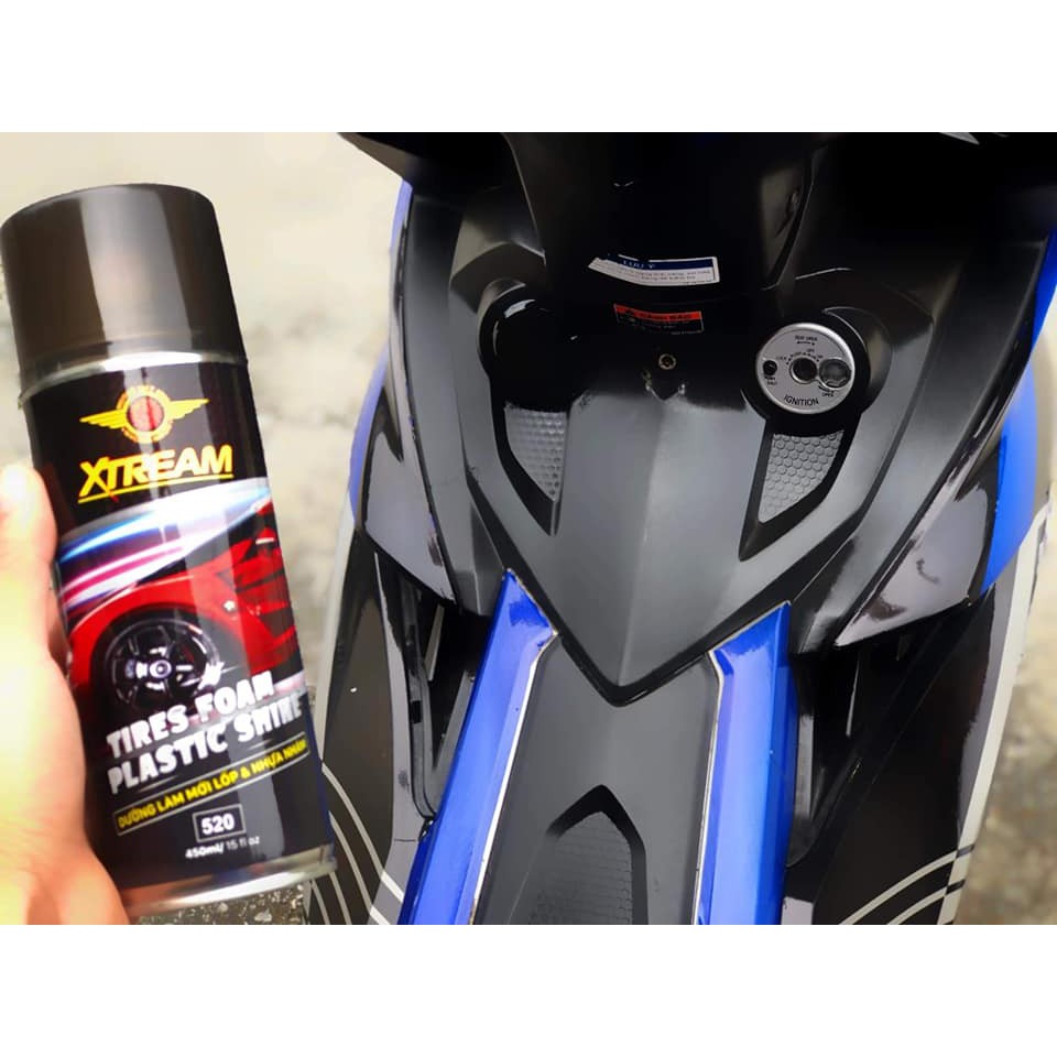 Dưỡng nhựa nhám và vỏ/ lốp xe Xtream chính hãng