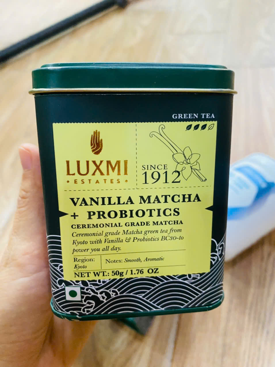 Trà Matcha Vanilla LUXMI Estates,Trà lá rời – 50g