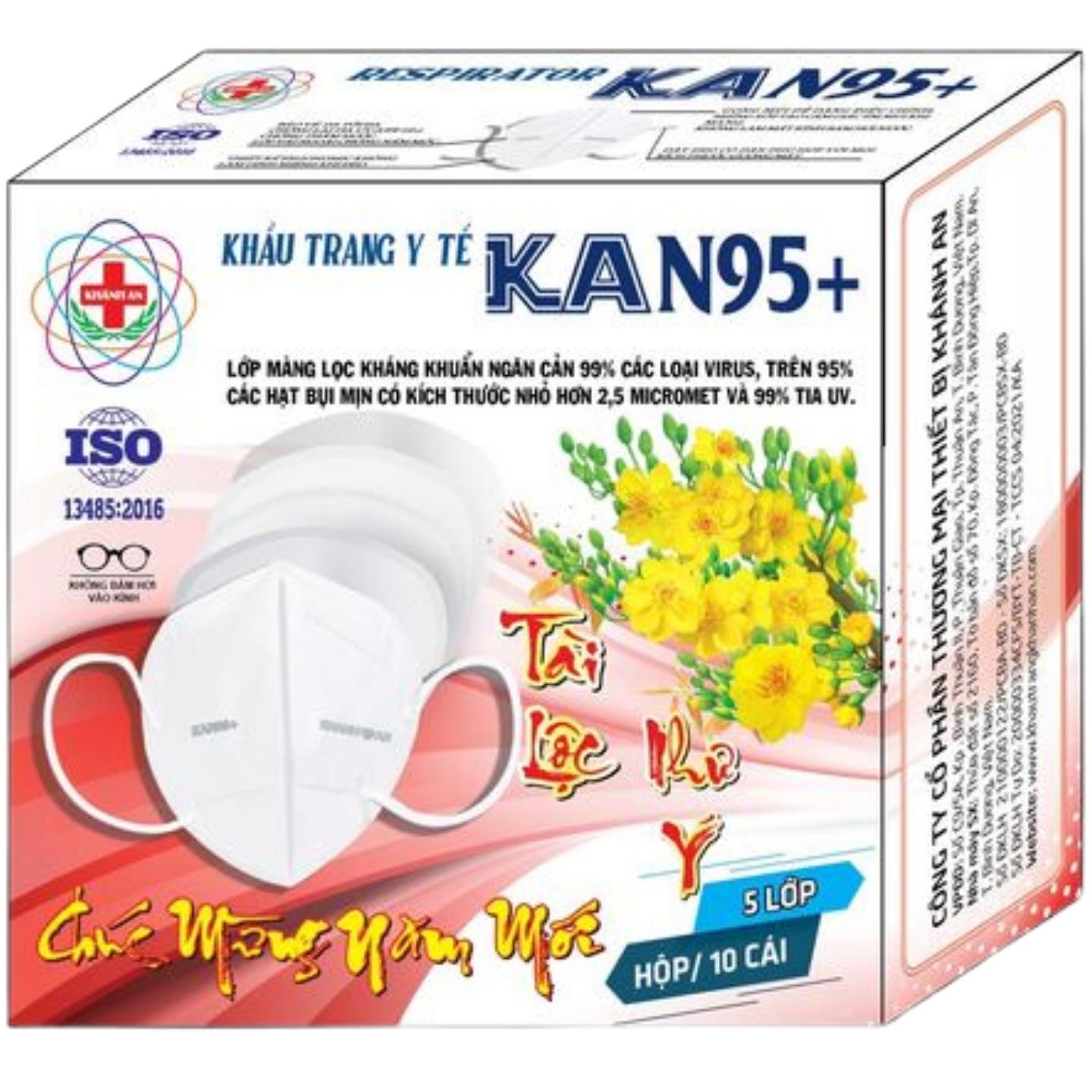 Khanh an Ka N95 5-layer medical mask + antibacterial special filter screen