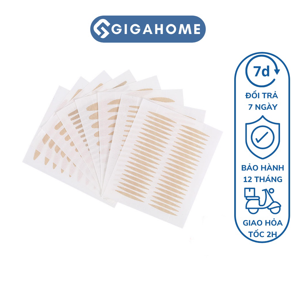 Hộp miếng dán kích mí vân lưới gigahome mỏng, siêu tàng hình 7682