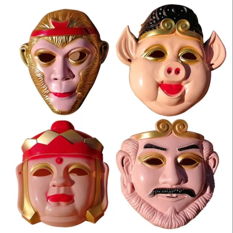 Mặt nạ tôn ngộ không, đường tăng, bát giới trong phim tây du ký
