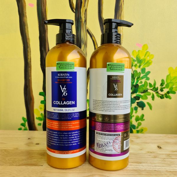 Dầu gội xả phục hồi kích thichs mọc tóc v76 800ml