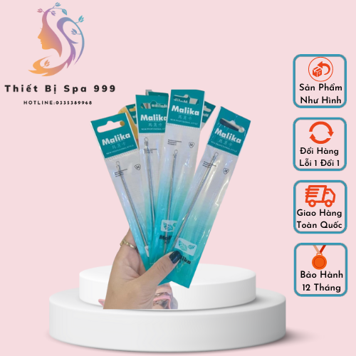 Que nặn mụn malika thép 304 không rỉ