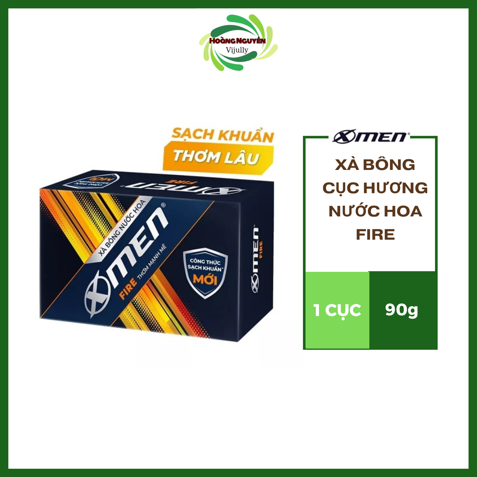 Xà bông cục x-men fire 90g