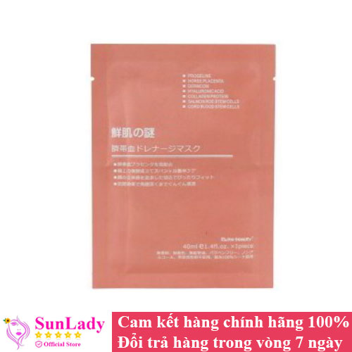 [ 1 miếng ] Mặt Nạ Tế Bào Gốc Nhau Thai Cừu Nhật Bản Rwine Beauty