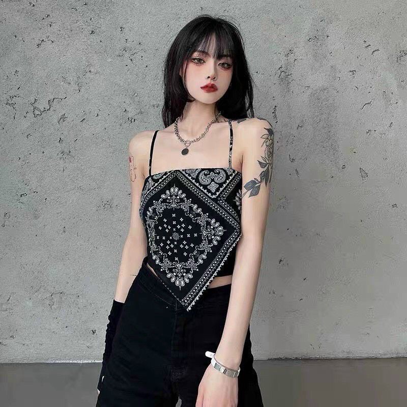 ÁO 2 dây thổ cẩm yếm siêu xinh xắn