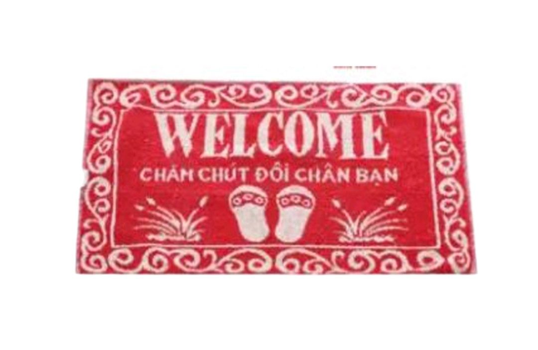 Thảm khăn vải cao cấp Welcome