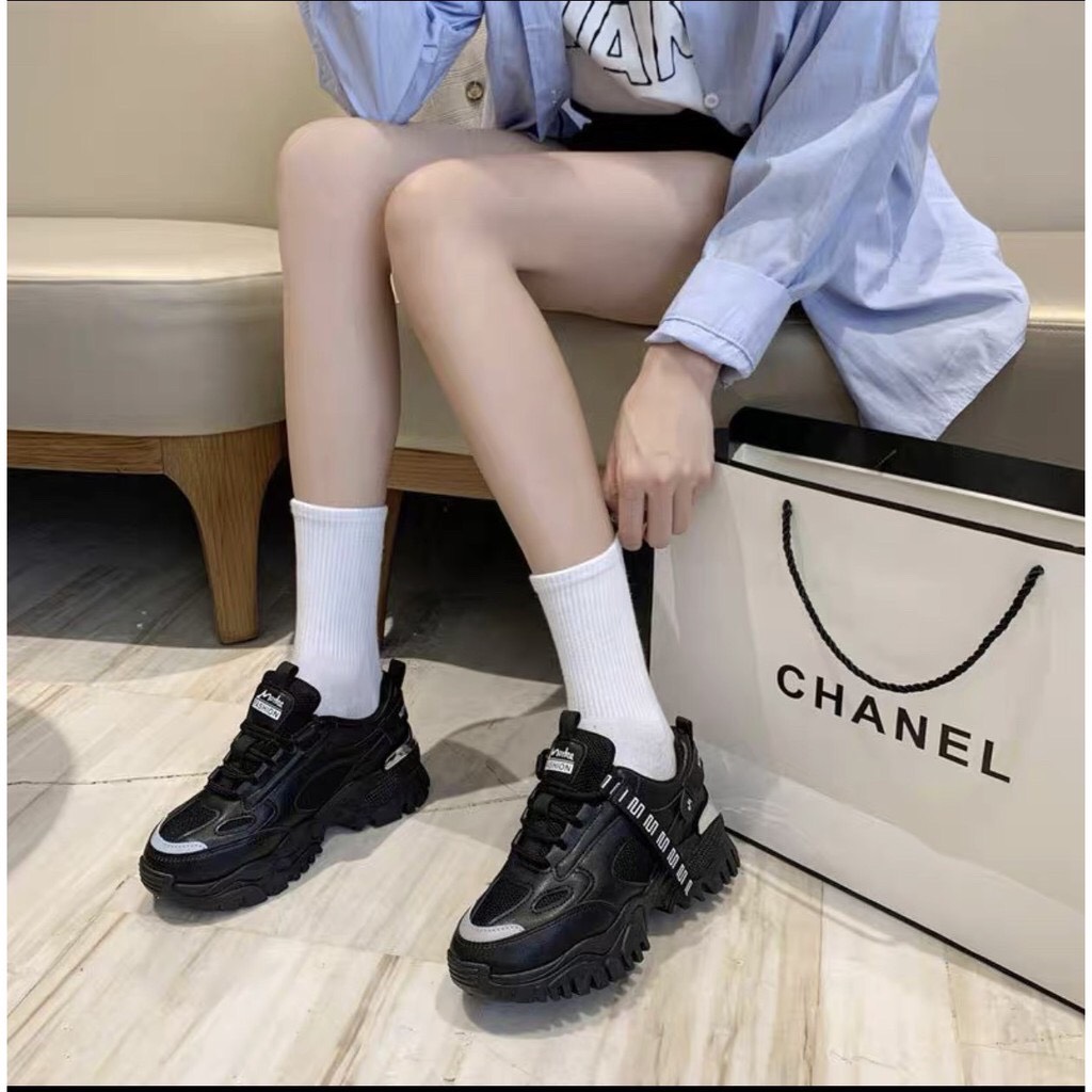 giày thể thao nữ kiểu dáng mới 2021 dễ phối đồ 2 màu hót