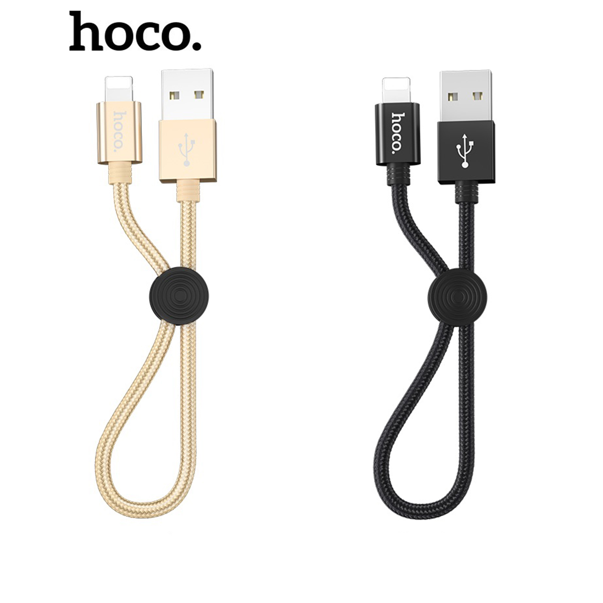 Cáp sạc nhanh hoco x35 dòng 2.4a cho iphone, android, ipad dây dài 25cm - chính hãng