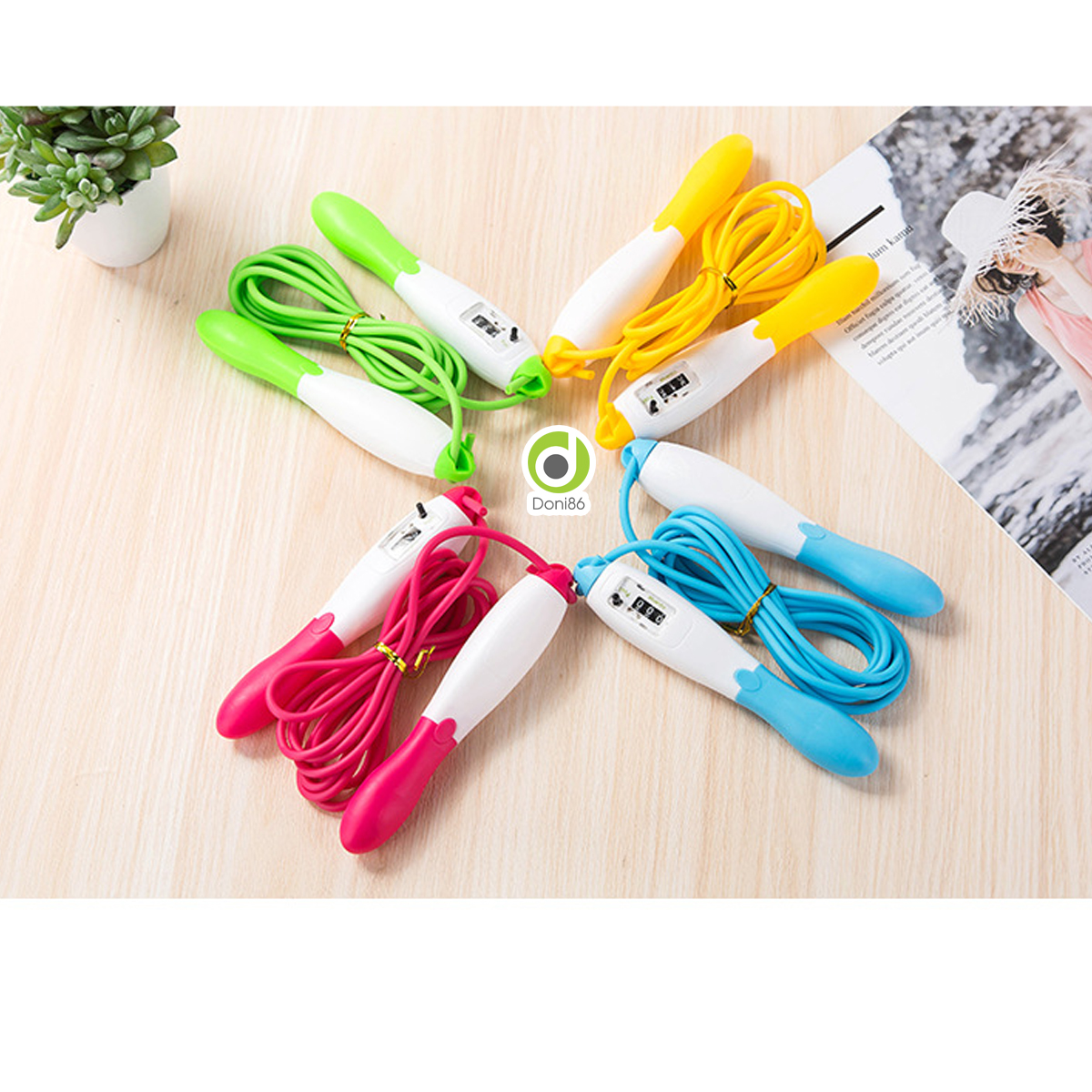 [HCM]Dây quay tay nhảy thể dục đếm bước nhảy - PK106 - Doni86