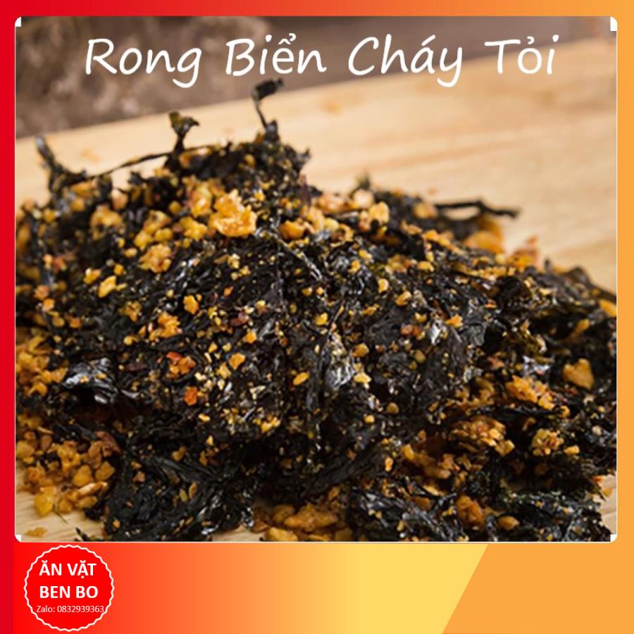 500gr Rong Biển Sấy Khô Cháy Tỏi [GIAO HÀNG TOÀN QUỐC]