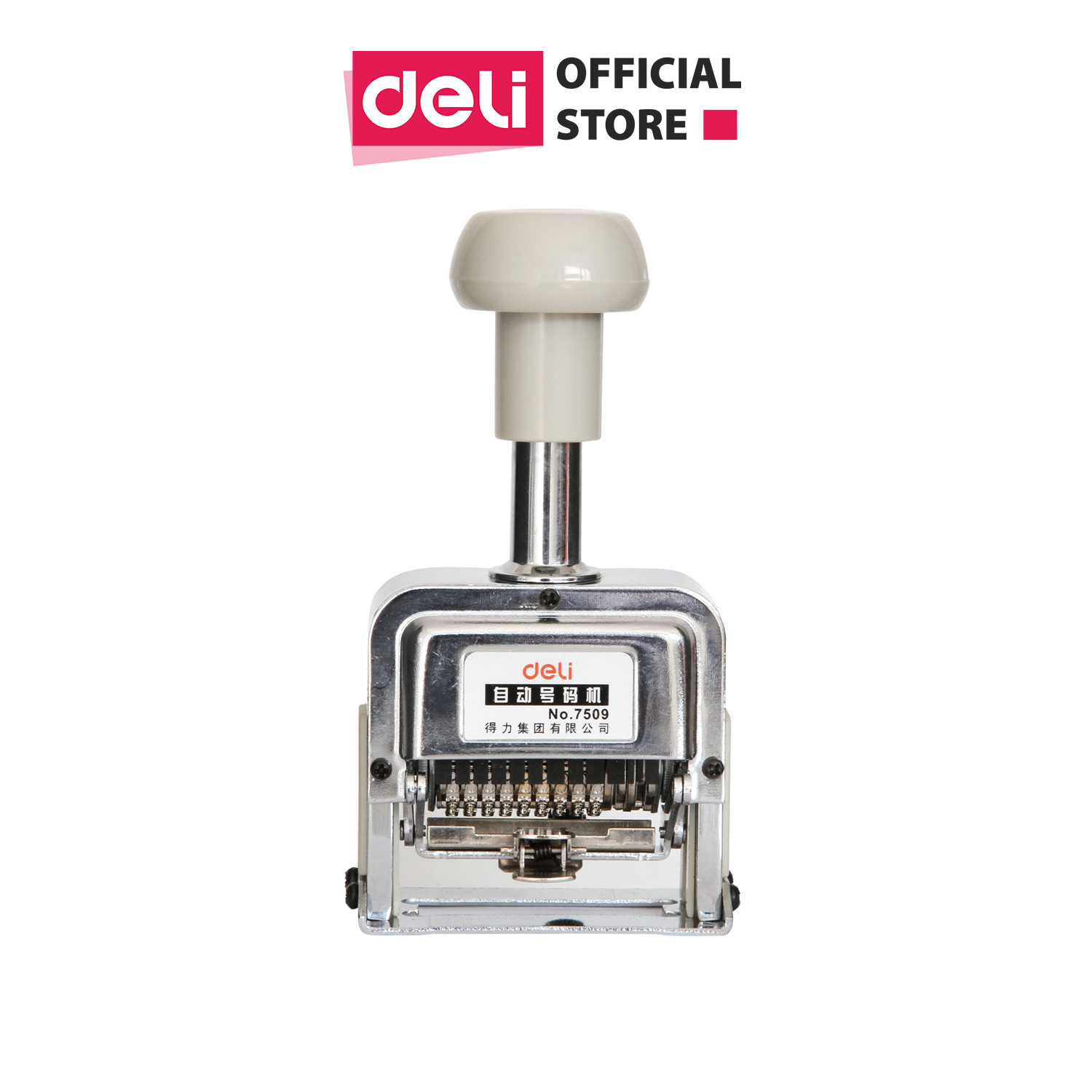 Máy dập dấu nhảy 9 số deli - 1 chiếc - 7509