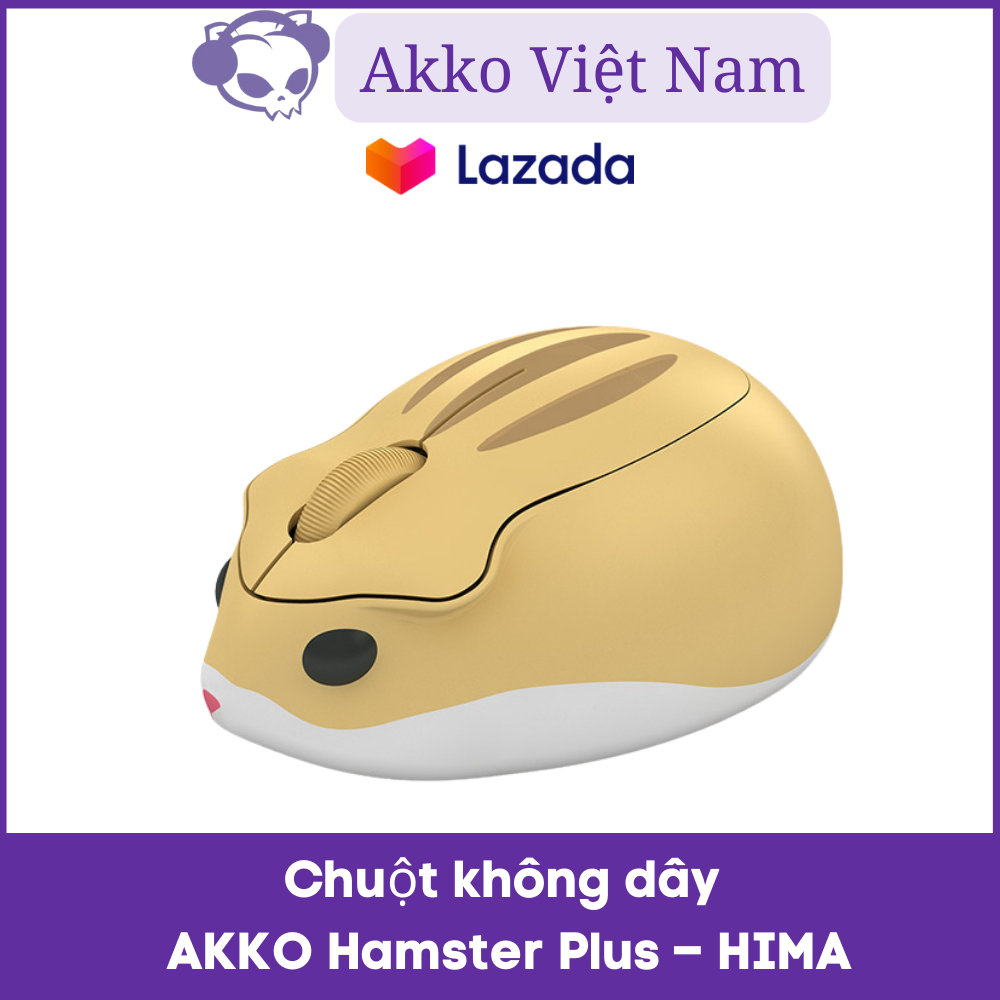 Chuột không dây akko hamster plus – hima