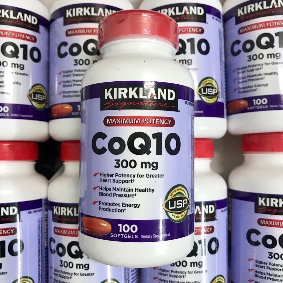 ❤️coq10 viên uống bổ tim mạch kirkland 300mg